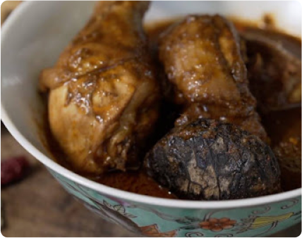 Buah Keluak Chicken Curry