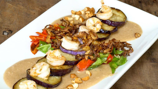 Sambal Goreng or Prawns in cashew nut sauce