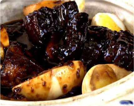 Tau Ewe Bak (Dark Soy Sauce Pork Stew)